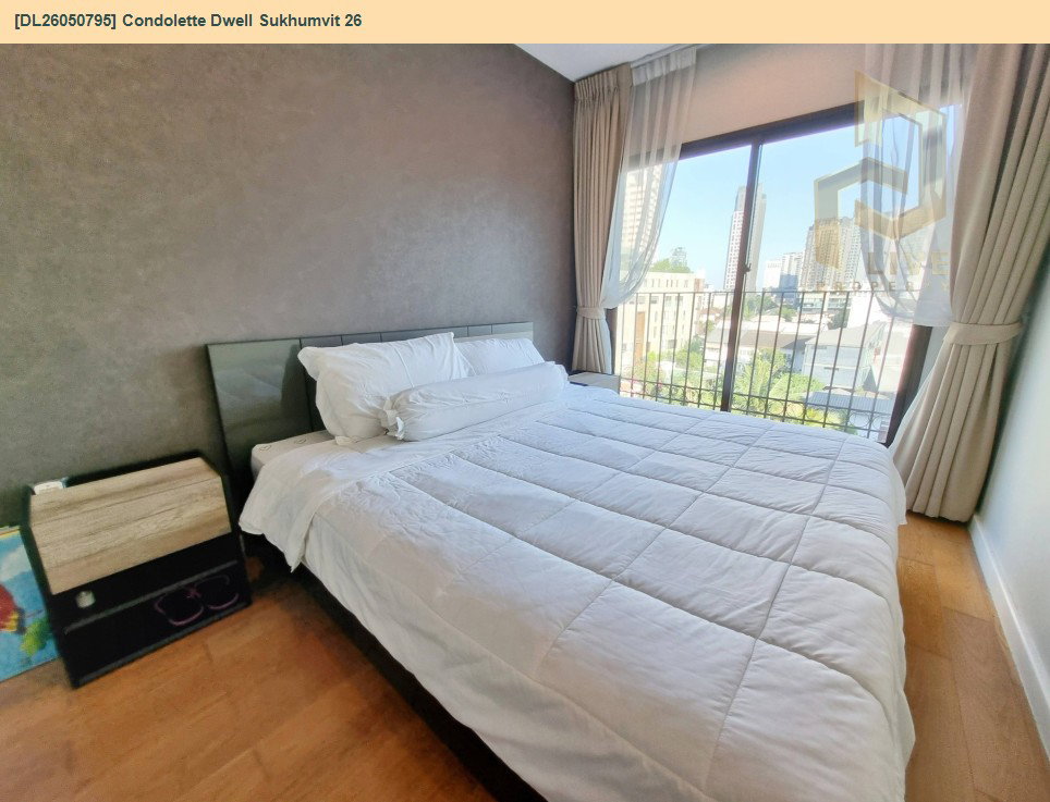 รูป DL26050795 ให้เช่าคอนโด คอนโดเลต ดเวล สุขุมวิท 26 (Condolette Dwell Sukhumvit 26) ใกล้ BTS ทองหล่อ พร้อมเข้าอยู่ โทรด่วน 0653619502 LineID @897iyzll - รูปที่ 2/9