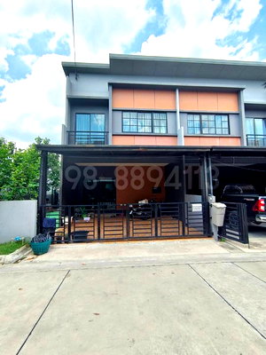 ทาวน์โฮม สถานีขนส่งกรุงเทพฯ (สายใต้ใหม่) : ขายทาวน์โฮม หลังริม พื้นที่สวนกว้าง สิริ เพลส จรัญ ปิ่นเกล้า เนื้อที่ 34.3 ตรว 3นอน 3น้ำ หมู่บ้านติดทางด่วน ใกล้ MRTสายสีม่วง