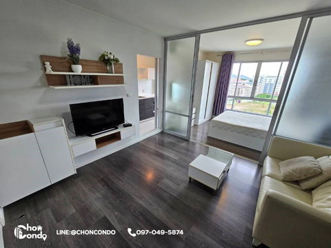 DCondo ดีคอนโด ชั้น8 ตึกC ---------ห้องว่าง 06 มิ.ย. 2569 -------Tel 097-049-5874 (Line: @choncondo มี@ด้วย)