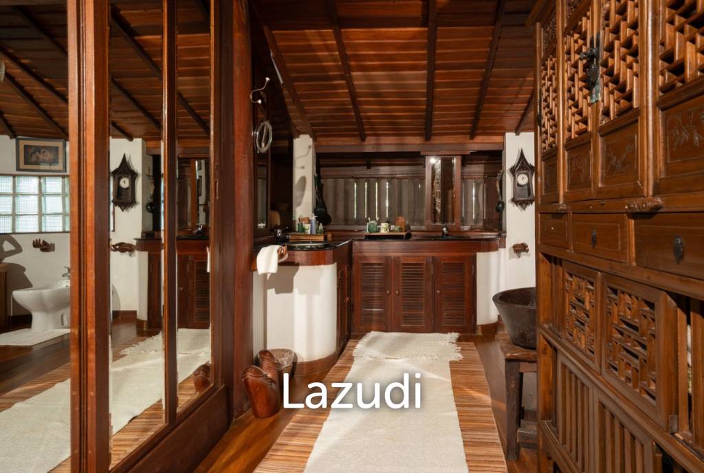 รูป ขายบ้านไม้สัก 3 หลัง 7 ห้องนอน บนเนินใกล้ตัวเมืองเชียงราย - รูปที่ 42/51
