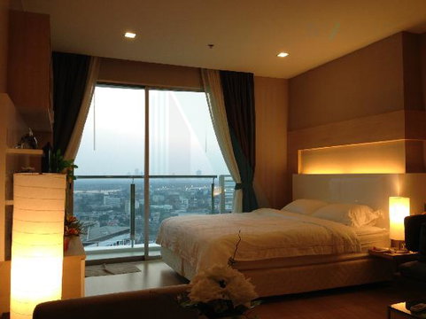 🚩 For Rent Condo SKY WALK RESIDENCE Building 1, Floor 27,Studio, Room size 37.00 sqm