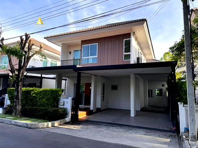 เช่าบ้านแฝด เซ็นทรัล พลาซ่า เวสต์เกต : บ้านเช่าราชพฤกษ์ ให้เช่าบ้านแฝด แกรนด์ พลีโน่ รัตนาธิเบศร์ มีเฟอร์นิเจอร์ ใกล้รถไฟฟ้าสายสีม่วงMRTบางพลู 