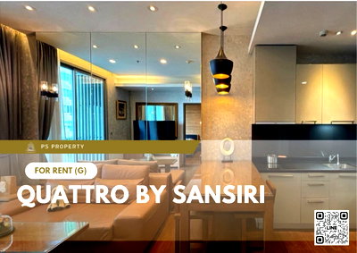 Condos for rent : For Rent 🔥 Quattro by Sansiri 🔥 Fully furnished and equipped with appliances, near BTS Thonglor.