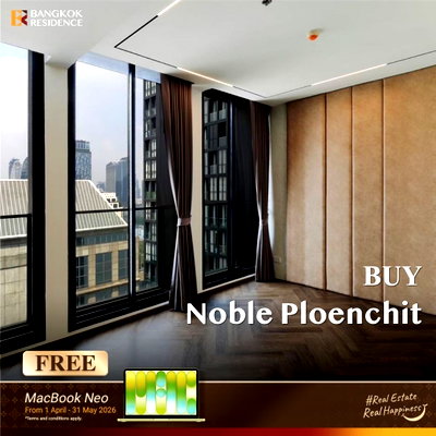 Condos for sale : 🛋️ Condo for Sale Noble Ploenchit, Spacious Luxury Unit with Modern Design & Private Lift Access Near BTS Ploenchit 💎