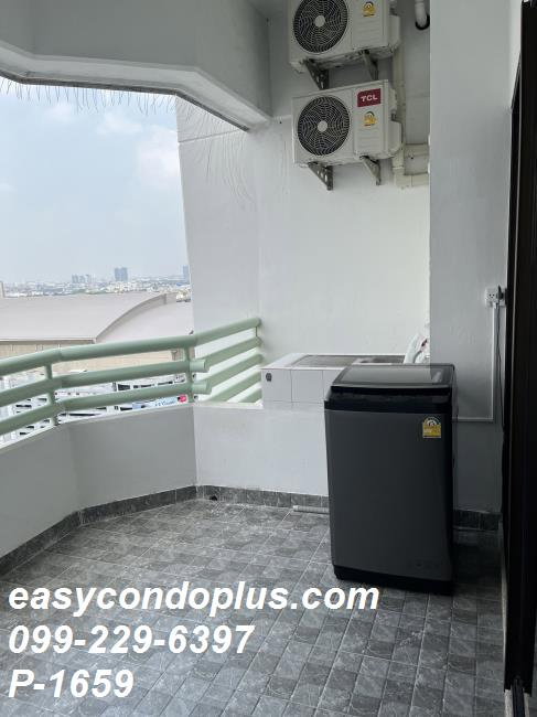 รูป P-1659 Bangna Residence (บางนา เรสซิเด้นส์) ️ คอนโดห้องใหญ่ วิวเมือง เฟอร์นิเจอร์ครบ พร้อมเครื่องซักผ้า และที่จอดรถ 1 คัน!  - รูปที่ 2/13