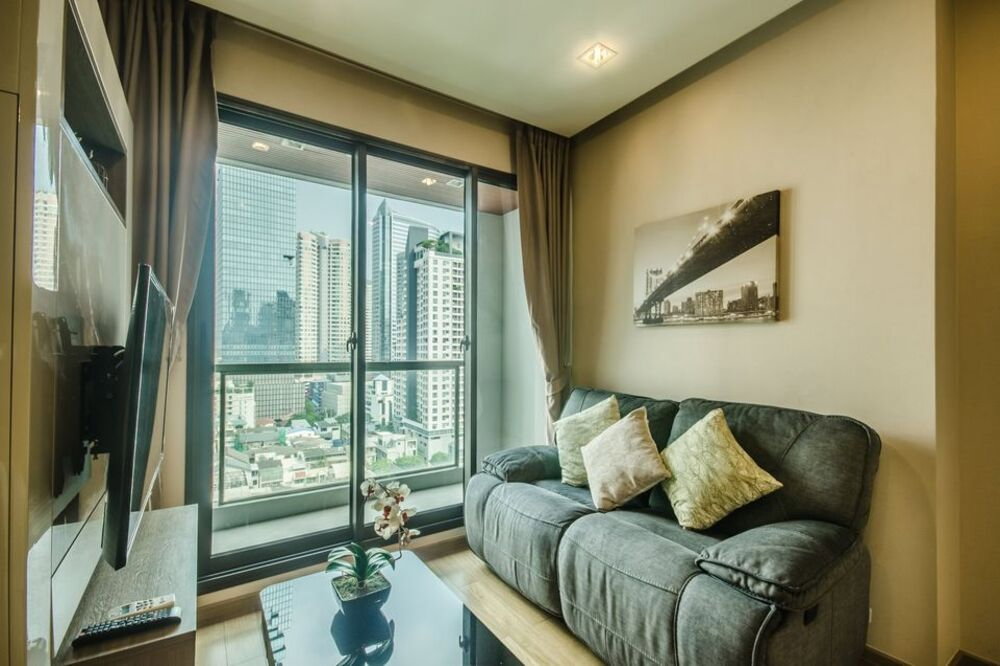 รูป 🔥เช่าด่วน !! The Address Sathorn, 1 ห้องนอน 1 ห้องน้ำ, ชั้นสูง 13++, วิวมหานคร, ห้องทิศตะวันออก !!🔥Code C20241100048 แต่งครบ, พร้อมเข้าอยู่ 📣📣 - รูปที่ 3/7