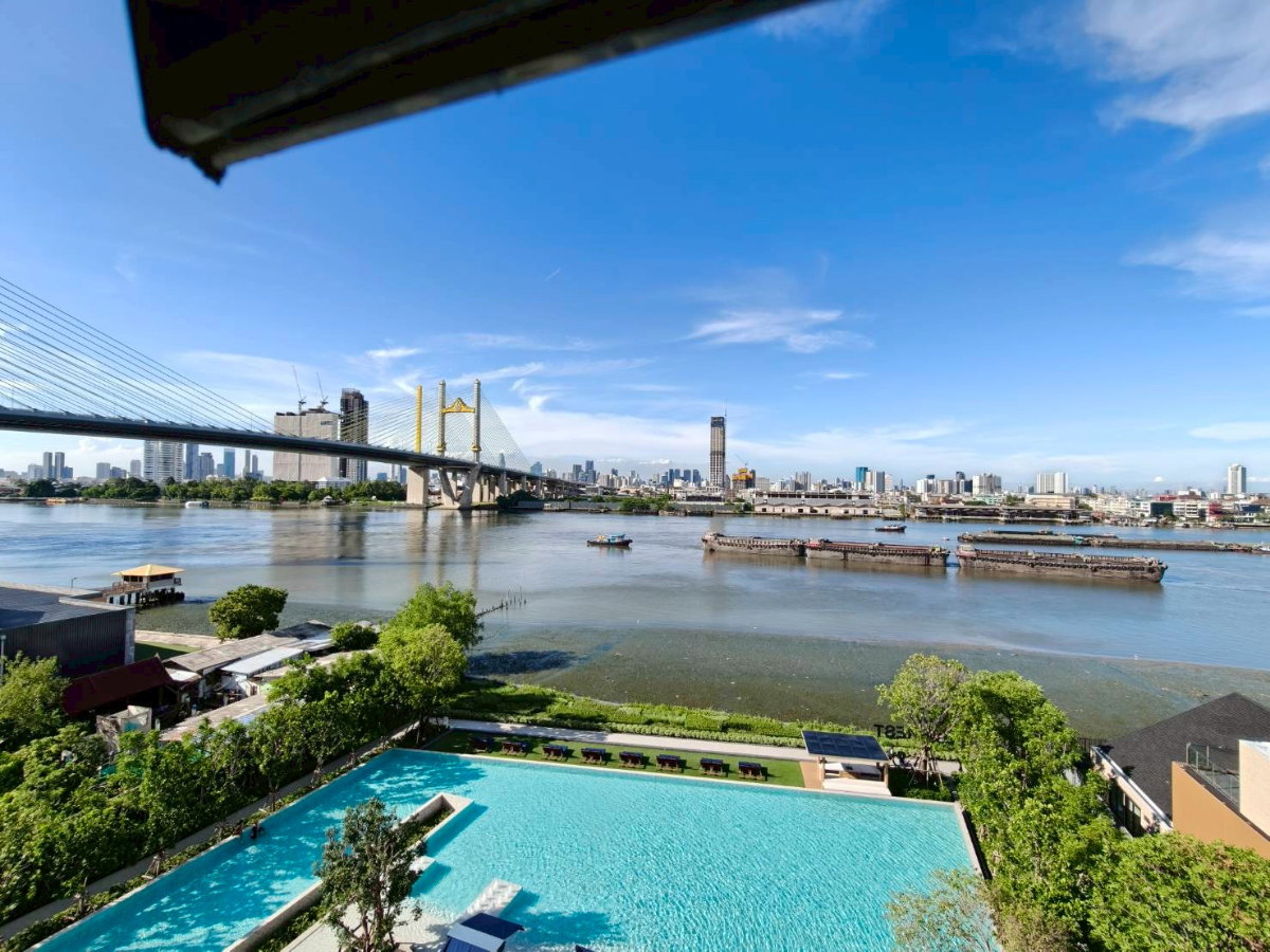 รูป  ขายดาวน์คอนโดริมแม่น้ำเจ้าพระยา ห้อง Rare Item ตึก H วิวดีที่สุดของโครงการ NUE Riverest Ratburana - รูปที่ 18/26