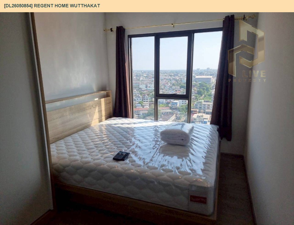 รูป DL26050854 ให้เช่าคอนโด  รีเจ้นท์ โฮม วุฒากาศ (Regent Home Wutthakat) ใกล้ BTS วุฒากาศ พร้อมเข้าอยู่ โทรด่วน 0638692663 LineID @655ebbvc - รูปที่ 4/6