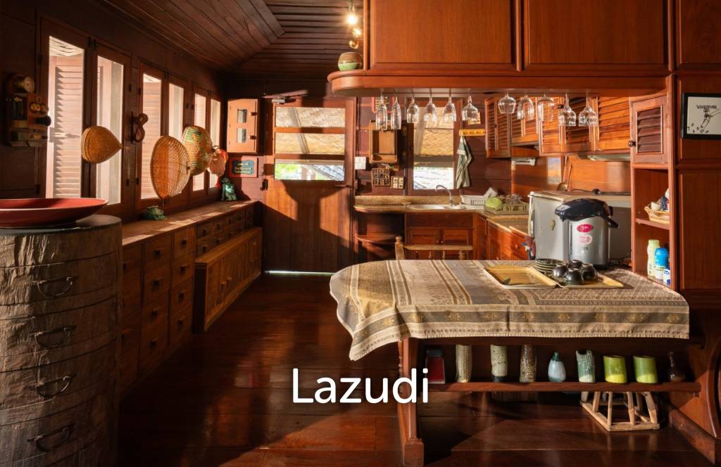 รูป ขายบ้านไม้สัก 3 หลัง 7 ห้องนอน บนเนินใกล้ตัวเมืองเชียงราย - รูปที่ 26/51
