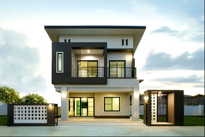 Houses for sale San Sai Chiang Mai :  Two-storey detached house for sale  3 bedrooms 3 bathrooms and 2 parkings.  #CSS101848 