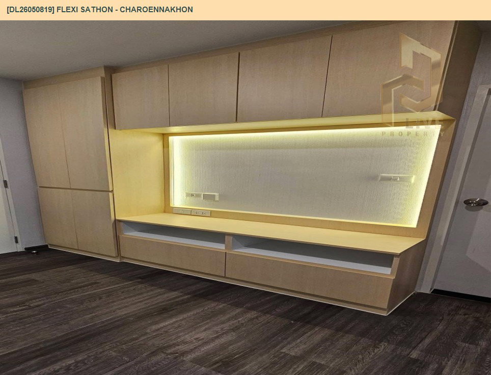 รูป DL26050819 ให้เช่าคอนโด เฟล็กซี่ สาทร - เจริญนคร (Flexi Sathon - Charoennakhon) ใกล้ BTS กรุงธนบุรี พร้อมเข้าอยู่ โทรด่วน 0653619502 LineID @897iyzll - รูปที่ 8/11