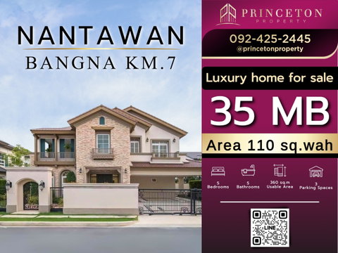 For Sale Nantawan Bangna KM.7 Prime Location Near Mega Bangna