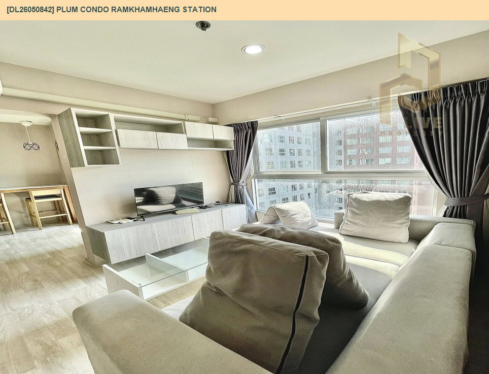 รูป DL26050842 ให้เช่าคอนโด พลัม คอนโด รามคำแหง สเตชั่น (Plum Condo Ramkhamhaeng Station) ใกล้ ARL รามคำแหง พร้อมเข้าอยู่ โทรด่วน 0653619502 LineID @897iyzll - รูปที่ 5/11