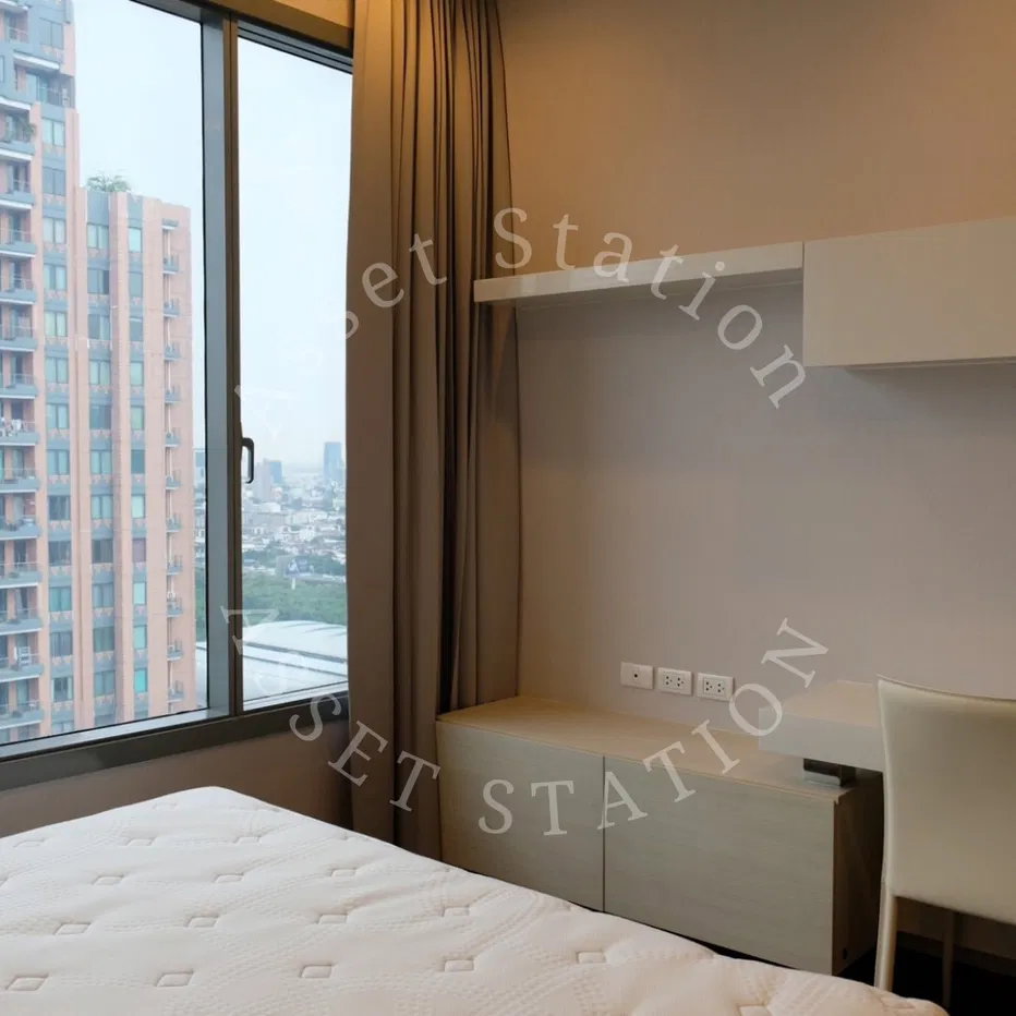 รูป 🏢💎ให้เช่า Q Asoke ห้องมุมเงียบสงบ ห้องแต่งครบพร้อมเฟอร์  | MRT เพชรบุรี🏙️ - รูปที่ 4/14