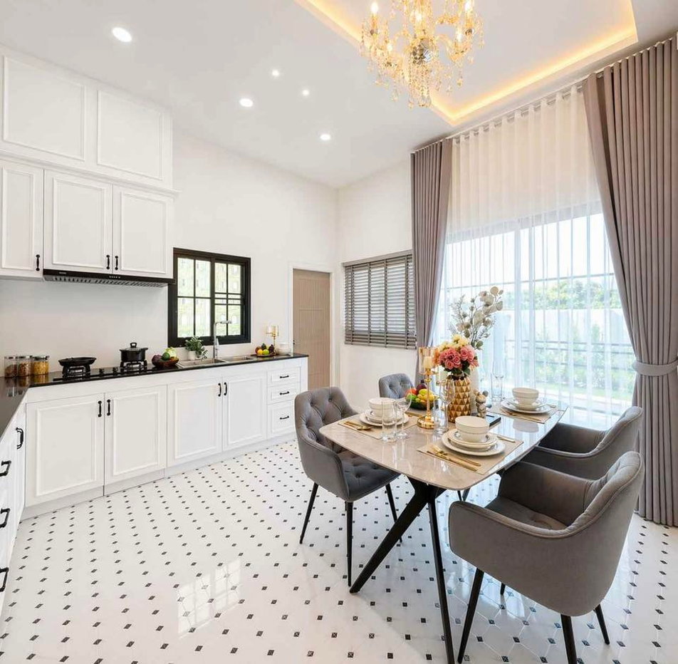 รูป บ้านใหม่แกะกล่อง บ้านหรูสไตร์อังกฤษ ตกแต่งพร้อมเข้าอยู่ สระว่ายน้ำส่วนตัว วิวทุ่งนา บ้านทำเลชานเมือง #CDK100829 - รูปที่ 37/40