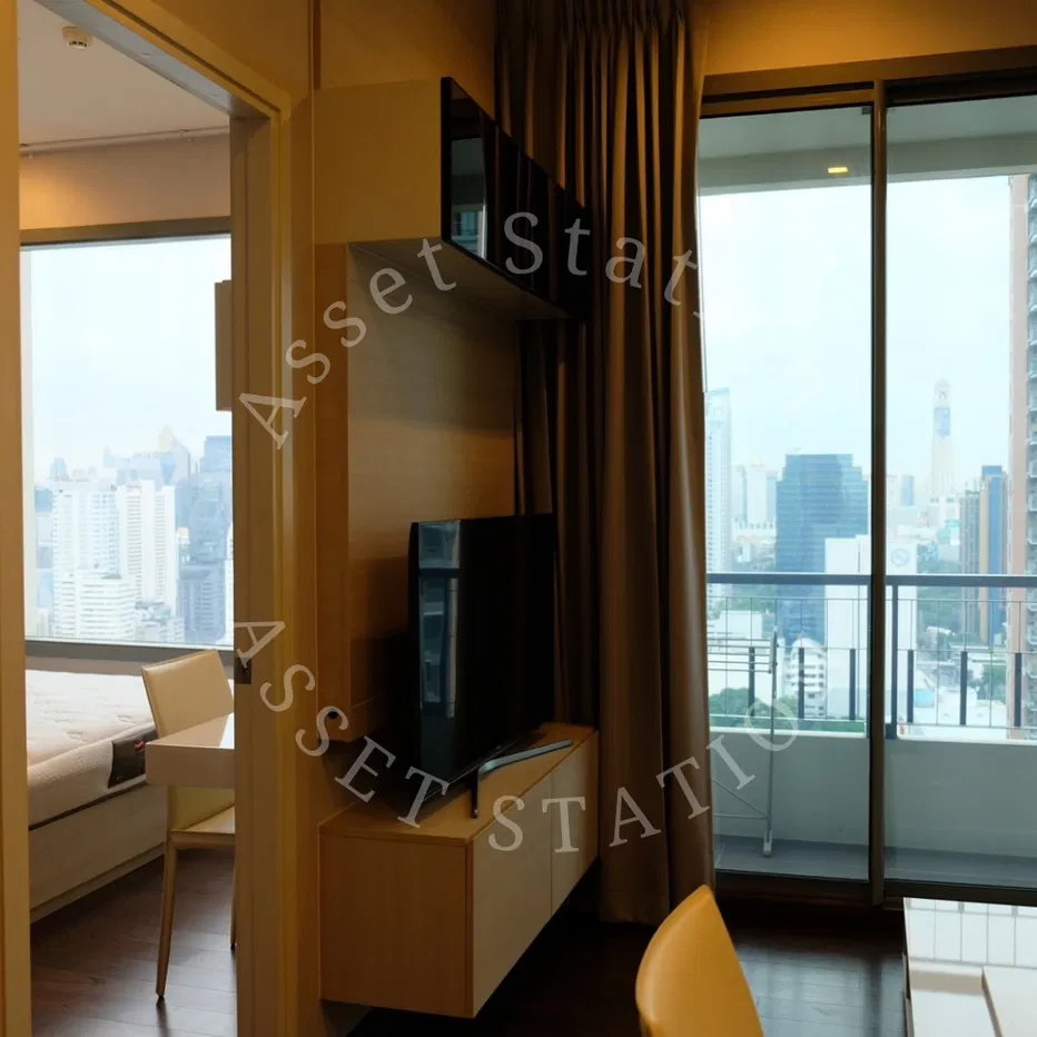 รูป 🏢💎ให้เช่า Q Asoke ห้องมุมเงียบสงบ ห้องแต่งครบพร้อมเฟอร์  | MRT เพชรบุรี🏙️ - รูปที่ 6/14