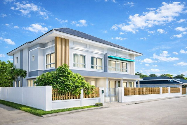 รูป ประชาอุทิศ 90 35ตร.ว. 140ตร.ม. 3นอน ใกล้โลตัส บ้านคลองสวน 800 เมตร บ้านแฝด 2 ชั้น2 น้ำ ฟังก์ชันครบพร้อมอยู่ - รูปที่ 1/8