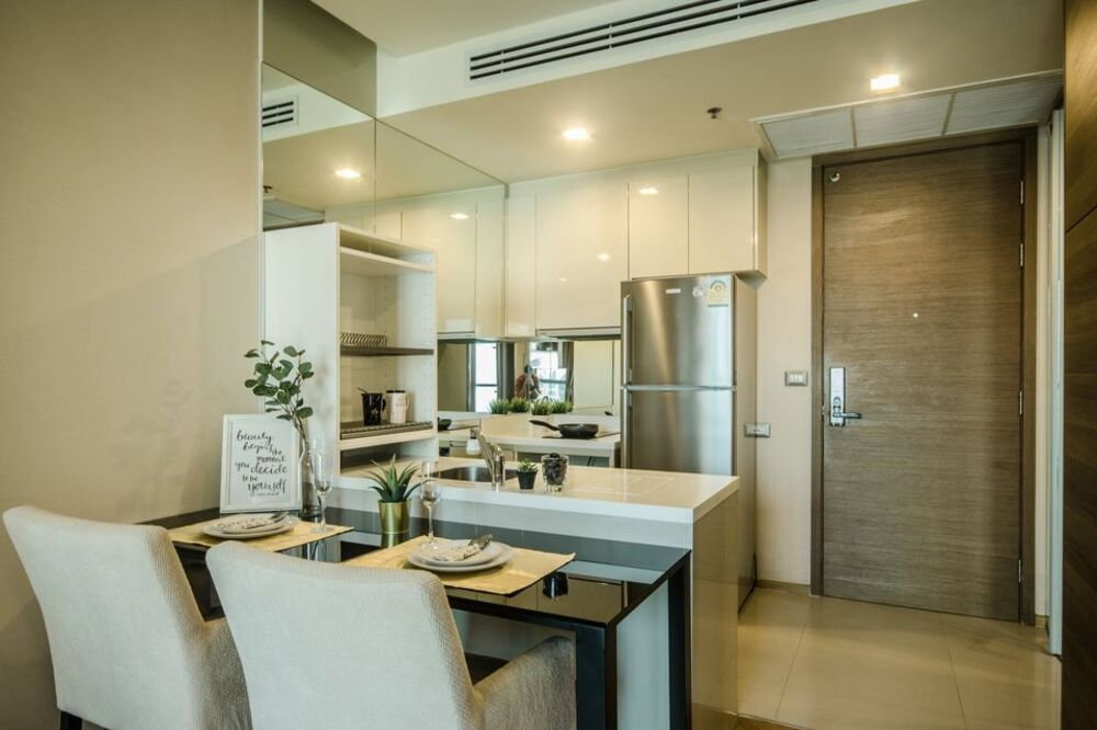 รูป 🔥เช่าด่วน !! The Address Sathorn, 1 ห้องนอน 1 ห้องน้ำ, ชั้นสูง 13++, วิวมหานคร, ห้องทิศตะวันออก !!🔥Code C20241100048 แต่งครบ, พร้อมเข้าอยู่ 📣📣 - รูปที่ 4/7