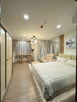 🟢Condo For Rent 🟢Aspire Sukhumvit - Rama 4 Near BTS Phra Khanong Fully-Furnished Type 1 Bedroom 1 Bathroom📱ADD LINE @572aurac