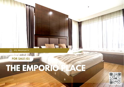 ขายคอนโด : ขายด่วน ✨ The Emporio Place ✨ 2 ห้องนอน 3 ห้องน้ำ เฟอร์นิเจอร์บิวอิน ใกล้ BTS พร้อมพงษ์