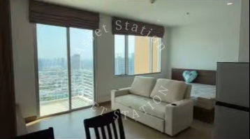 🏢 For rent: Villa Sathorn, spacious studio apartment on a high floor, fully furnished and ready to move in. 💎