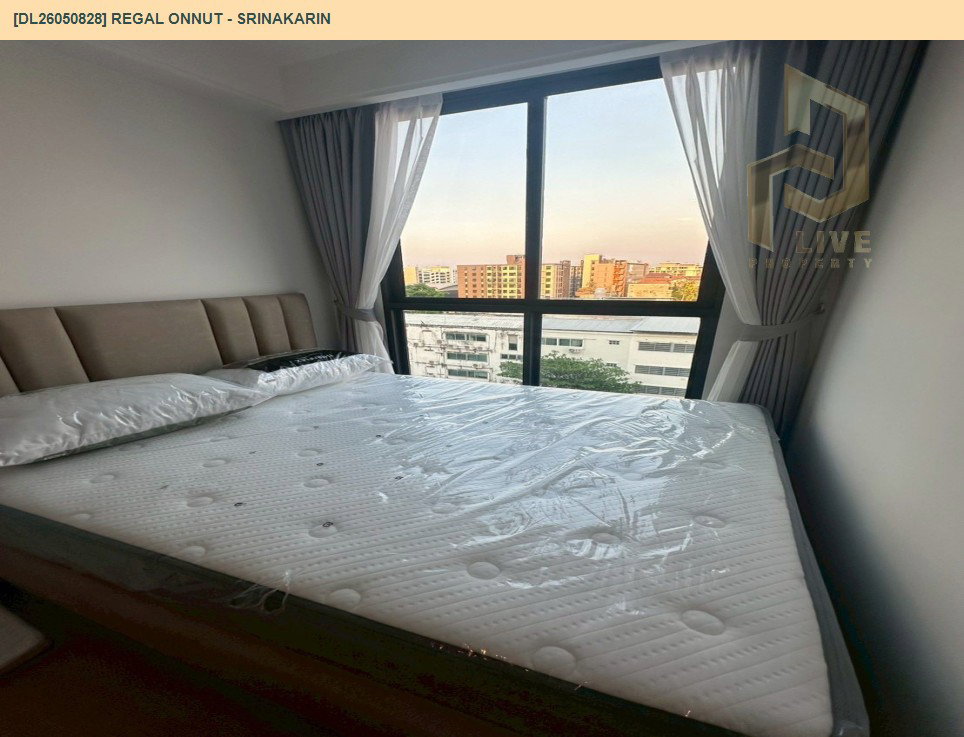 รูป DL26050828 ให้เช่าคอนโด รีเกิล อ่อนนุช - ศรีนครินทร์ (Regal Onnut - Srinakarin) ใกล้ - พร้อมเข้าอยู่ โทรด่วน 0653619502 LineID @897iyzll - รูปที่ 4/5