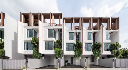 FOREST RATCHADA — Luxury 3.5-Story Townhome in the Heart of Ratchada Start 14.9 MB. near MRT Sutthisan. Ultra-Private Community!