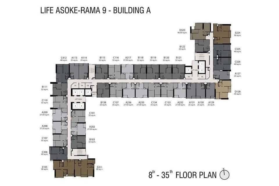 picture 1-BR Condo at Life Asoke - Rama 9 near MRT Phra Ram 9 (ID 2259772) - 18/20