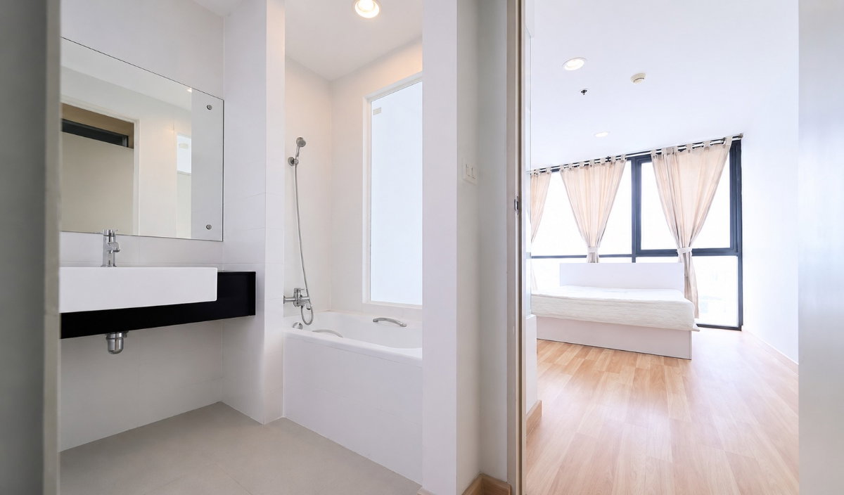 รูป ให้เช่า Ideo Ratchada-Huaykwang ห้องสวยมาก น่าอยู่ ตกแต่งเฟอร์ครบ พร้อมเข้าอยู่ 💗 DS3153 | Line @Dstay - รูปที่ 8/10