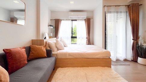 🛏️ Studio - 🛁 1 ห้องน้ำ - 🏙️ Garden View - 🇹🇭 ชื่อไทย - 🏢 Vay Pothisan Condominium Pattaya - รหัส: VAY02