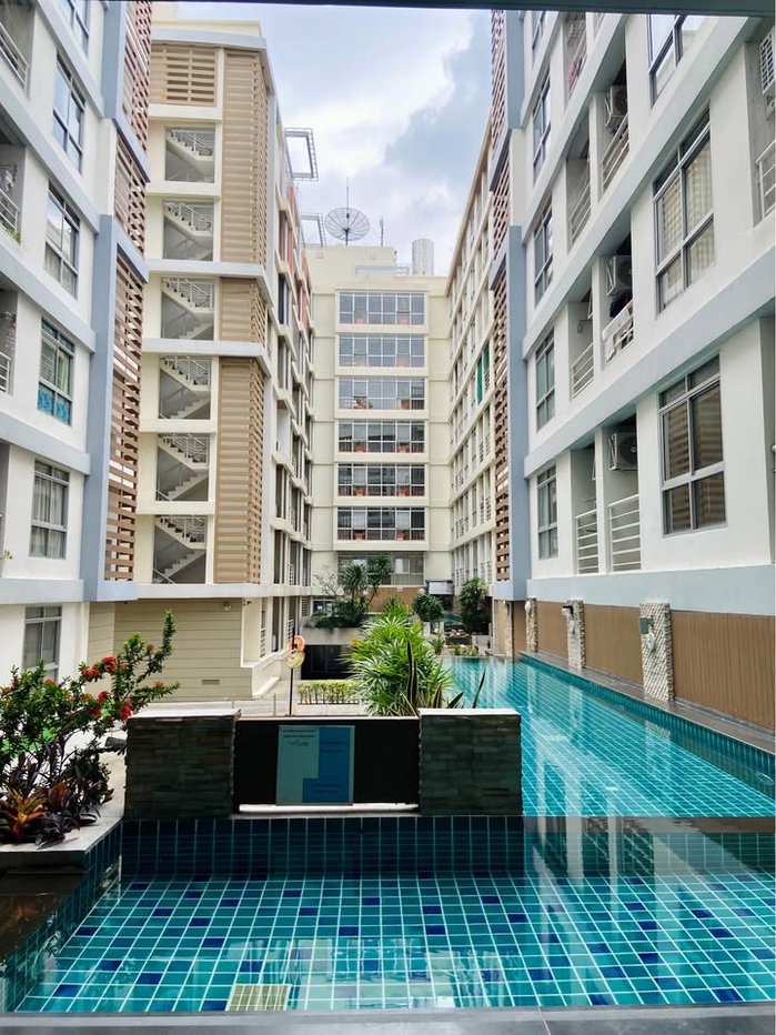 รูป Condo for RENT/SALE : The Link Sukhumvit 50 𝐒𝐢𝐳𝐞 : 32 sqm. 𝐓𝐲𝐩𝐞 : 1 Bed 1 Bath / Pool view 𝐅𝐥𝐨𝐨𝐫 : 4th Building: 3 - รูปที่ 14/14