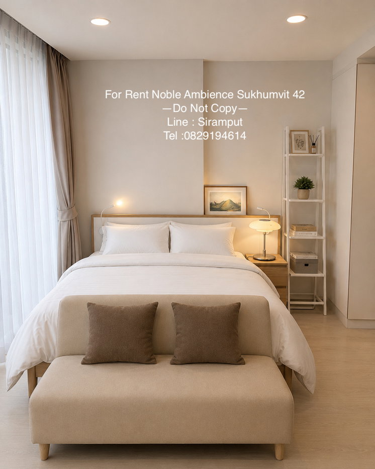 รูป ให้เช่าคอนโด Noble Ambience Sukhumvit 42 ใกล้ BTS เอกมัย - รูปที่ 9/13