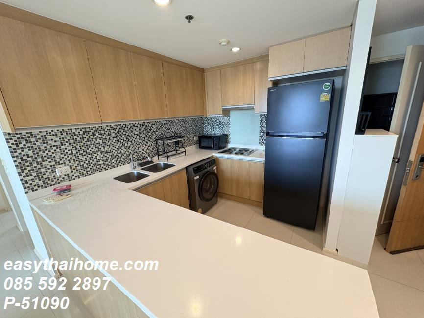 รูป P-51090 — ให้เช่าคอนโด ชั้น 23 Villa Asoke ใกล้ MRT เพชรบุรี 085-592-2897 Line: @easythaihome - รูปที่ 12/23
