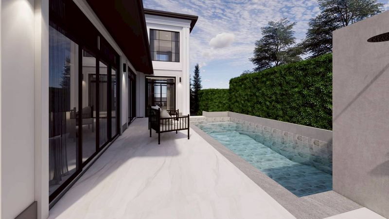 รูป  ขายPool villa  2 ชั้น  พร้อมคลับเฮ้าส์และสระว่ายน้ำในโครงการ พร้อมระบบรักษาความปลอดภัย 24 ชม  #C8MG100735   - รูปที่ 3/6