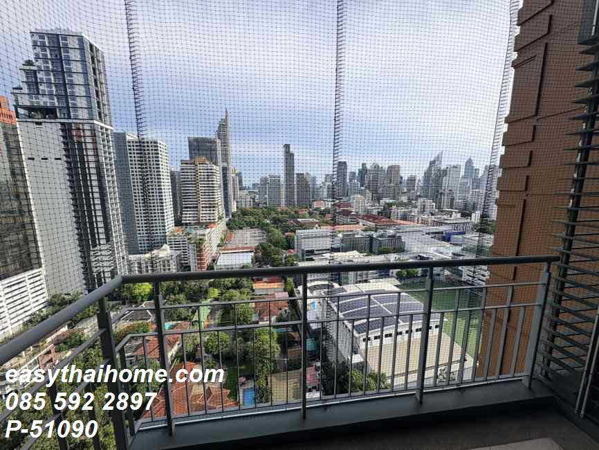 รูป P-51090 — ให้เช่าคอนโด ชั้น 23 Villa Asoke ใกล้ MRT เพชรบุรี 085-592-2897 Line: @easythaihome - รูปที่ 9/23