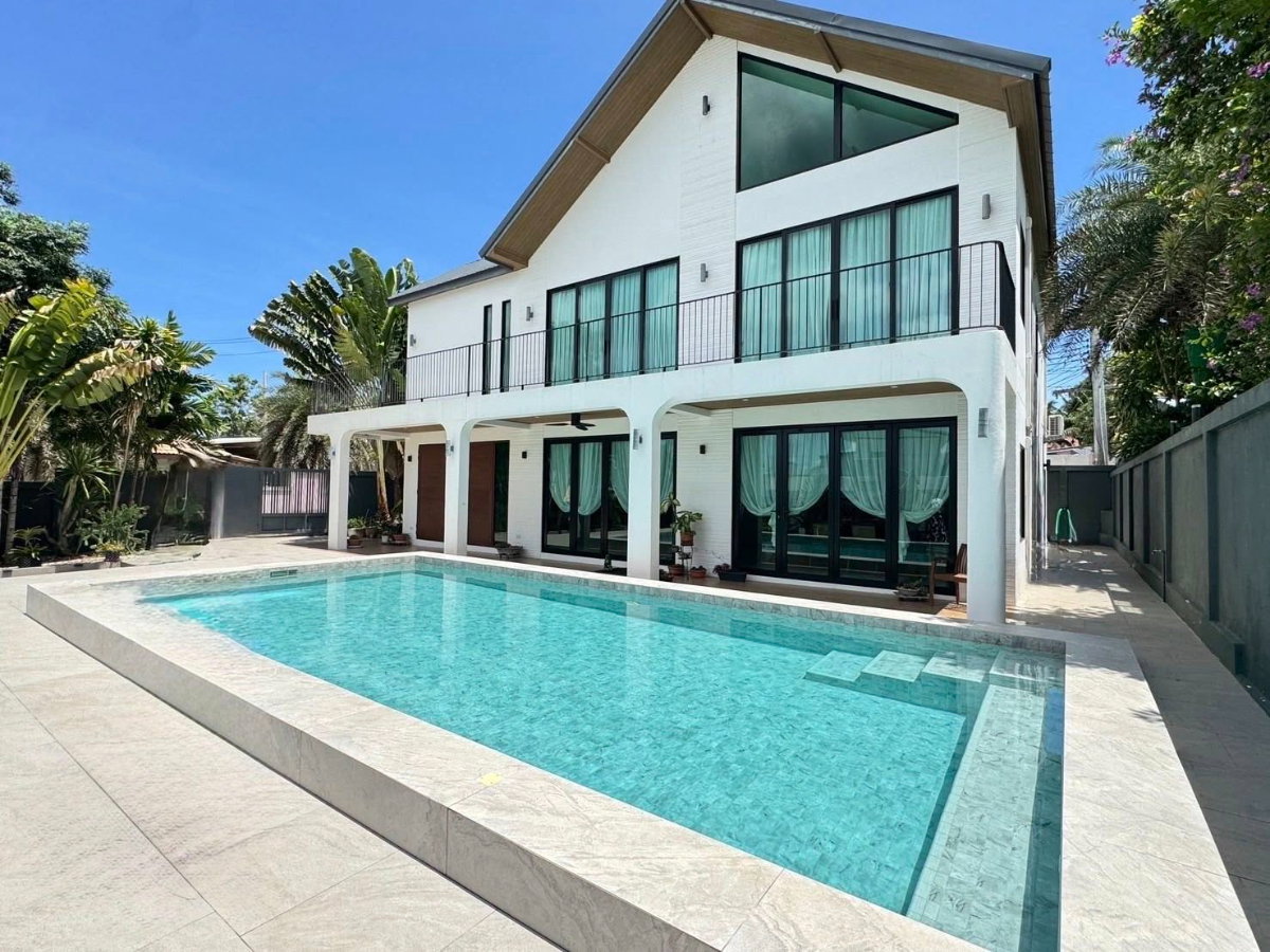 รูป KT0432📲LineID @556ryccg🏊พูลวิลล่า ห้วยใหญ่ 4 ห้องนอน 204ตรว 530ตรม🛋️พร้อมเฟอร์นิเจอร์ เครื่องใช้ไฟฟ้า🏊สระว่ายน้ำส่วนตัว🌷สวนพักผ่อน - รูปที่ 1/15