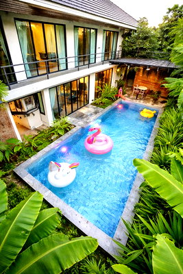 เช่าบ้านเดี่ยว ไปรษณีย์สันกำแพง : พูลวิลล่าหรูให้เช่า สันกำแพงสายใหม่ 3 นอน 4 น้ำ ใกล้โลตัส สันกำแพง 700 ม.168 ตร.ม. เชียงใหม่