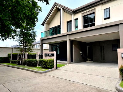 บ้านเดี่ยวให้เช่า : ให้เช่า บ้านเดี่ยวหรู Boulevard Sathorn–Pinklao 2 บ้านแปลงมุม “หน้าสวน” บรรยากาศดีมาก 