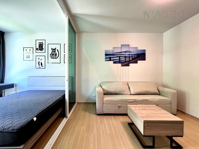 Condos for rent BTS Bearing : For Rent Condo UNIO SUKHUMVIT 72 PHASE 2 Building A, Floor 2,1 bed room, Room size 27 sqm