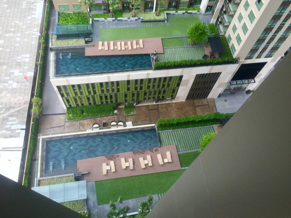 รูป ขาย Fuse Chan-Sathorn ห้องสวย ราคาดีมาก ตกแต่งเฟอร์ครบ วิวสระว่ายน้ำ !!! DS3147 | line @dstay - รูปที่ 9/9