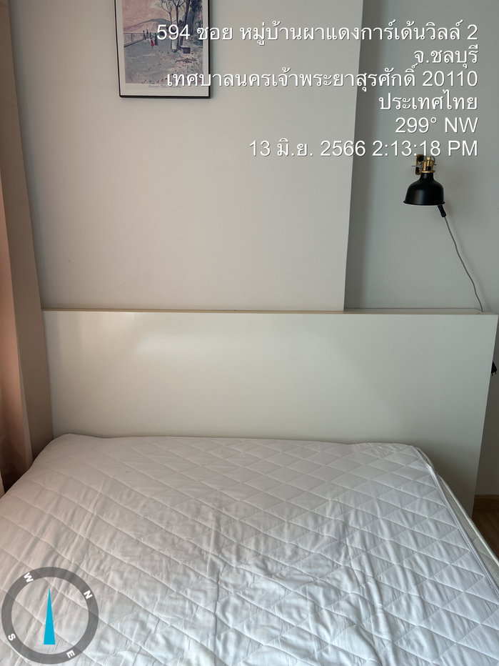 รูป เช่า ซีฮิลล์ คอนโด ศรีราชา ตกแต่งพร้อมอยู่ วิวเมือง ภูเขา ใกล้แหล่งท่องเที่ยว ชุมชน เดินทางสะดวก - รูปที่ 4/14