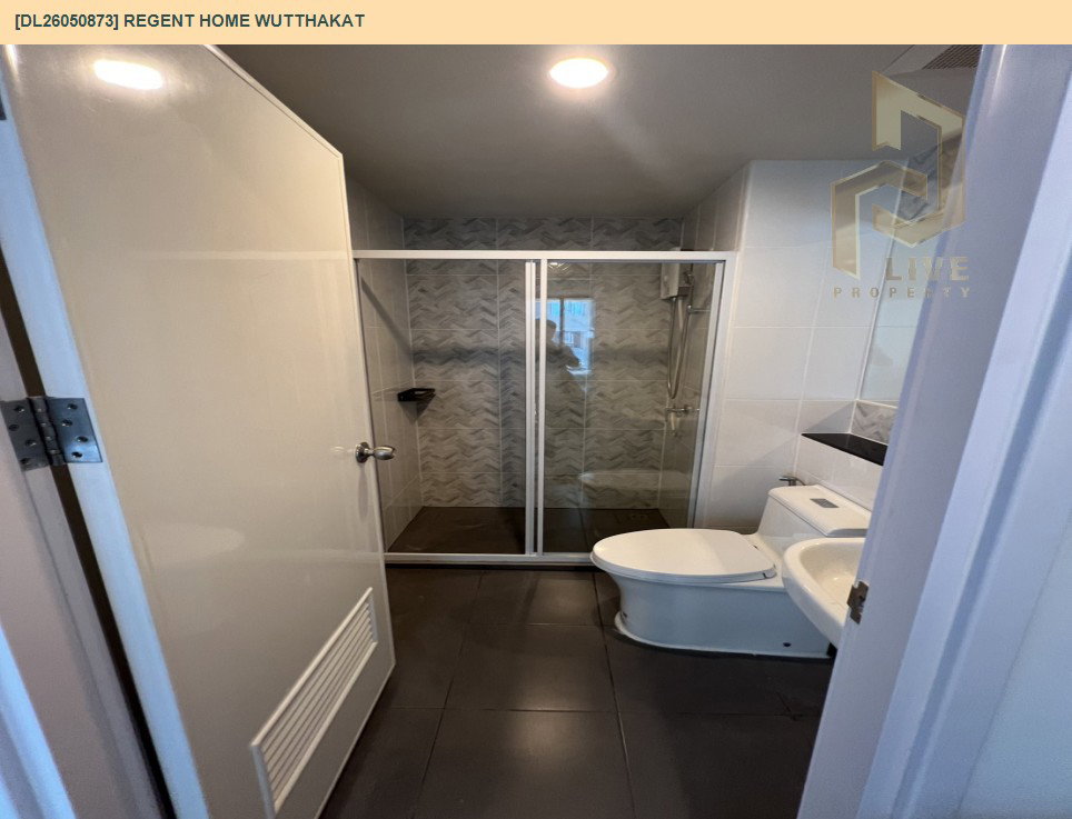 รูป DL26050873 ให้เช่าคอนโด  รีเจ้นท์ โฮม วุฒากาศ (Regent Home Wutthakat) ใกล้ BTS วุฒากาศ พร้อมเข้าอยู่ โทรด่วน 0653619502 LineID @897iyzll - รูปที่ 9/9
