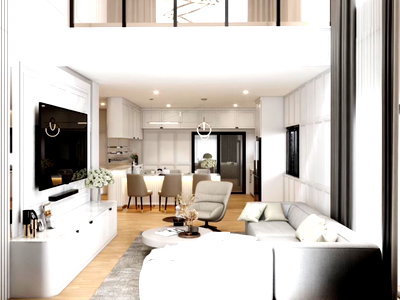 บ้านเดี่ยวให้เช่า : ให้เช่า บ้านเดี่ยว The City Bangna ขนาด 71 ตร.วา 4 ห้องนอน ตกแต่งครบ พร้อมอยู่