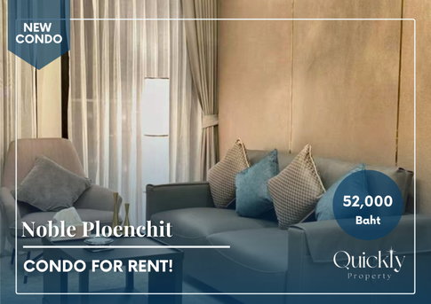 Noble Ploenchit | Price 52,000 THB | Beautiful room, great location, fully furnished, ready to move in.