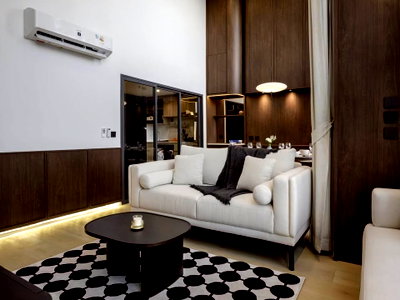 Condos for rent Phrom Phong : For Rent - Life Rama 4 - Asoke , Luxury Class Duplex 3 bedrooms 2 bathrooms