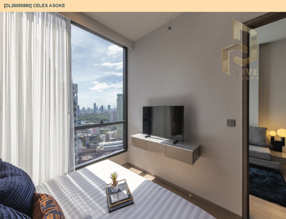 รูป DL26050880 ให้เช่าคอนโด เซอเลส อโศก (CELES Asoke) ใกล้ BTS อโศก พร้อมเข้าอยู่ โทรด่วน 0653619502 LineID @897iyzll - รูปที่ 6/15