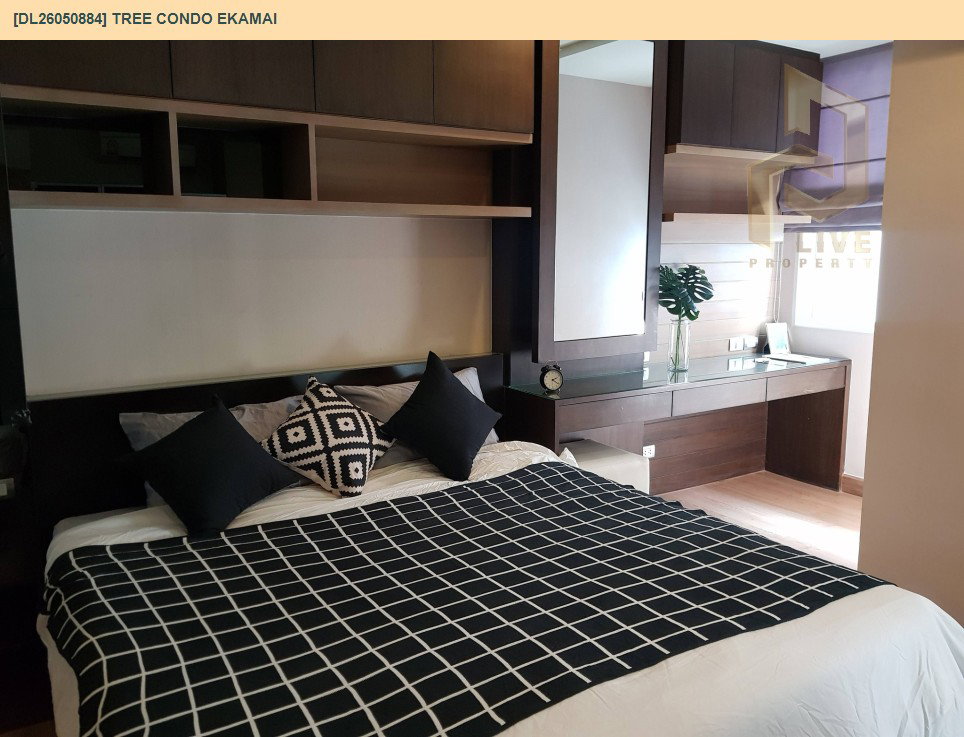 รูป DL26050884 ให้เช่าคอนโด ทรี คอนโด เอกมัย (Tree Condo Ekamai) ใกล้ BTS เอกมัย พร้อมเข้าอยู่ โทรด่วน 0653619502 LineID @897iyzll - รูปที่ 2/11