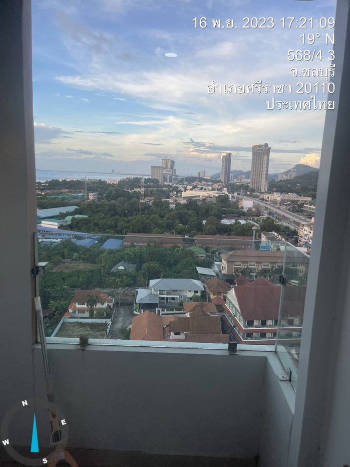 รูป ให้เช่า ซีฮิลล์ คอนโด ศรีราชา ขนาด 37 ตรม. ตกแต่งพร้อมอยู่ วิวเมือง ใกล้แหล่งชุมชน เดินทางสะดวก - รูปที่ 11/11