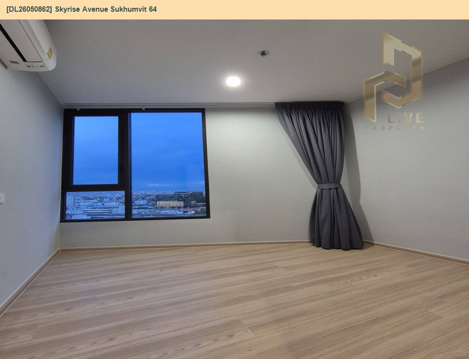 รูป DL26050862 ให้เช่าคอนโด สกายไรส์ อเวนิว สุขุมวิท 64 (Skyrise Avenue Sukhumvit 64) ใกล้ BTS ปุณณวิธี พร้อมเข้าอยู่ โทรด่วน 0614453194 LineID @162cjixi - รูปที่ 4/9