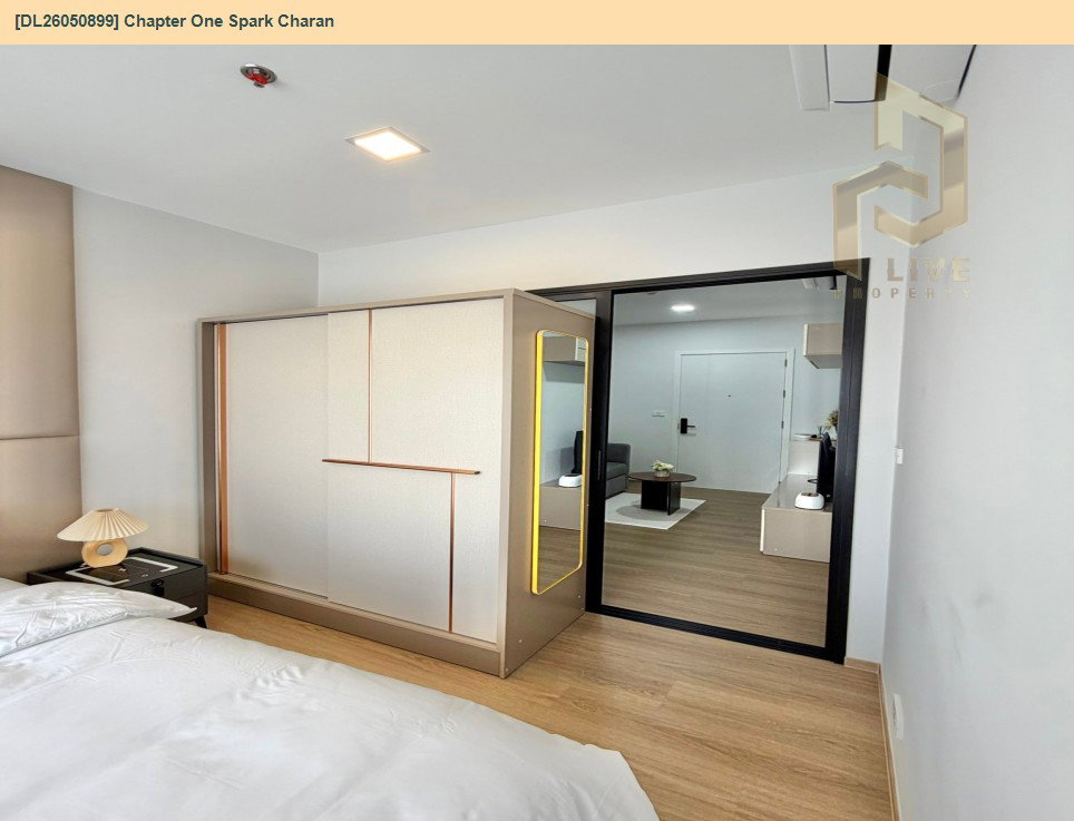 รูป DL26050899 ให้เช่าคอนโด แชปเตอร์ วัน สปาร์ก จรัญ (Chapter One Spark Charan) ใกล้ MRT บางพลัด พร้อมเข้าอยู่ โทรด่วน 0653619502 LineID @897iyzll - รูปที่ 4/10